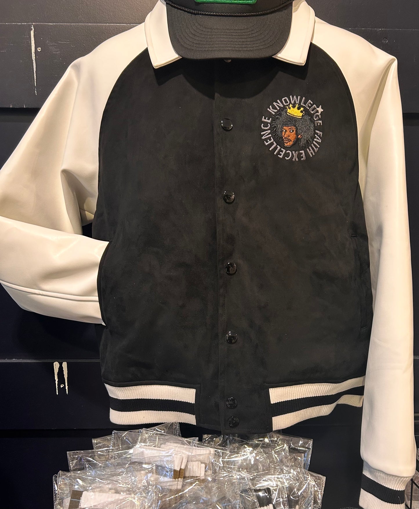 Black Excellence Varsity Jacket