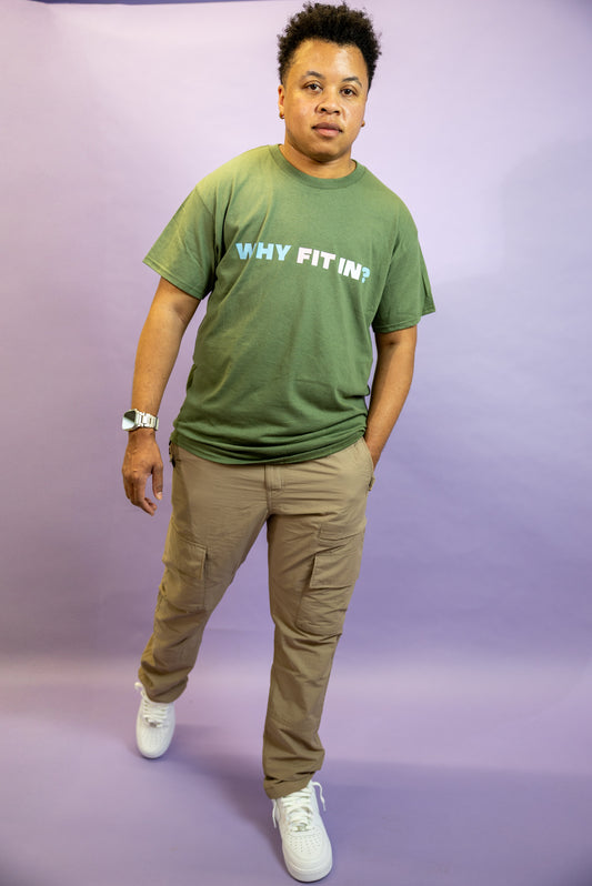 “Why Fit In?” Trans Pride T-Shirt