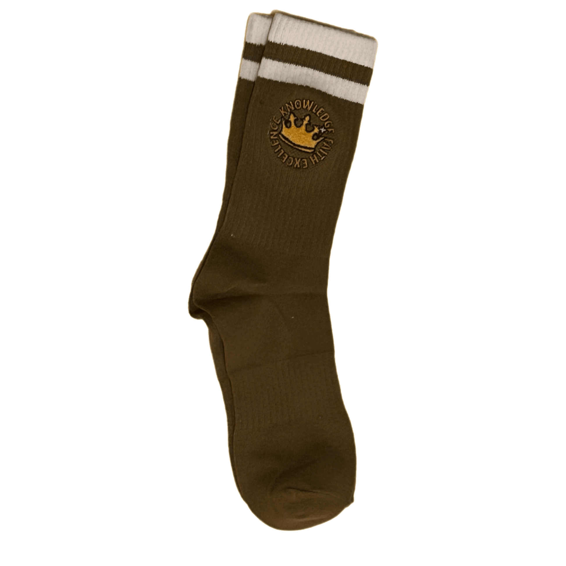 Black Excellence Socks in Brown