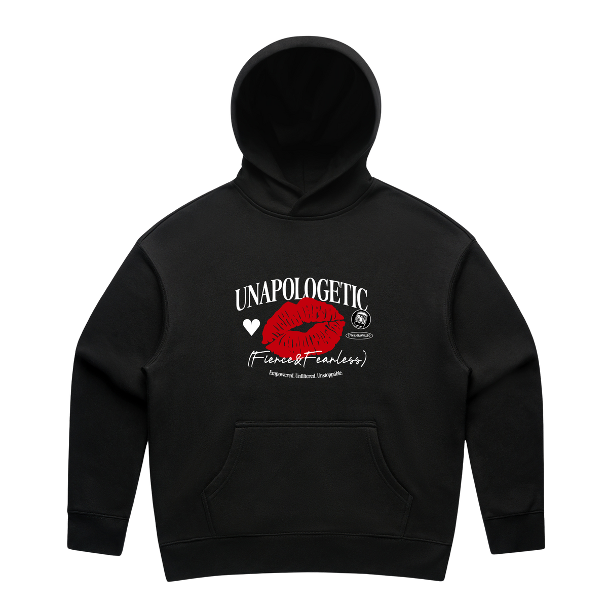 Unapologetic Fierce & Fearless Hoodie – Feminine Energy Collection