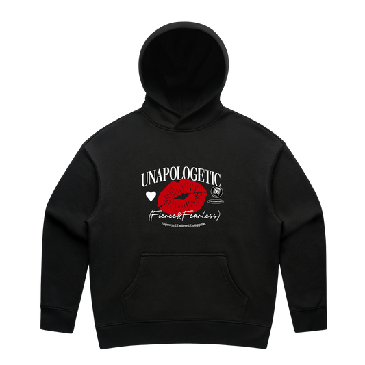 Unapologetic Fierce & Fearless Hoodie – Feminine Energy Collection