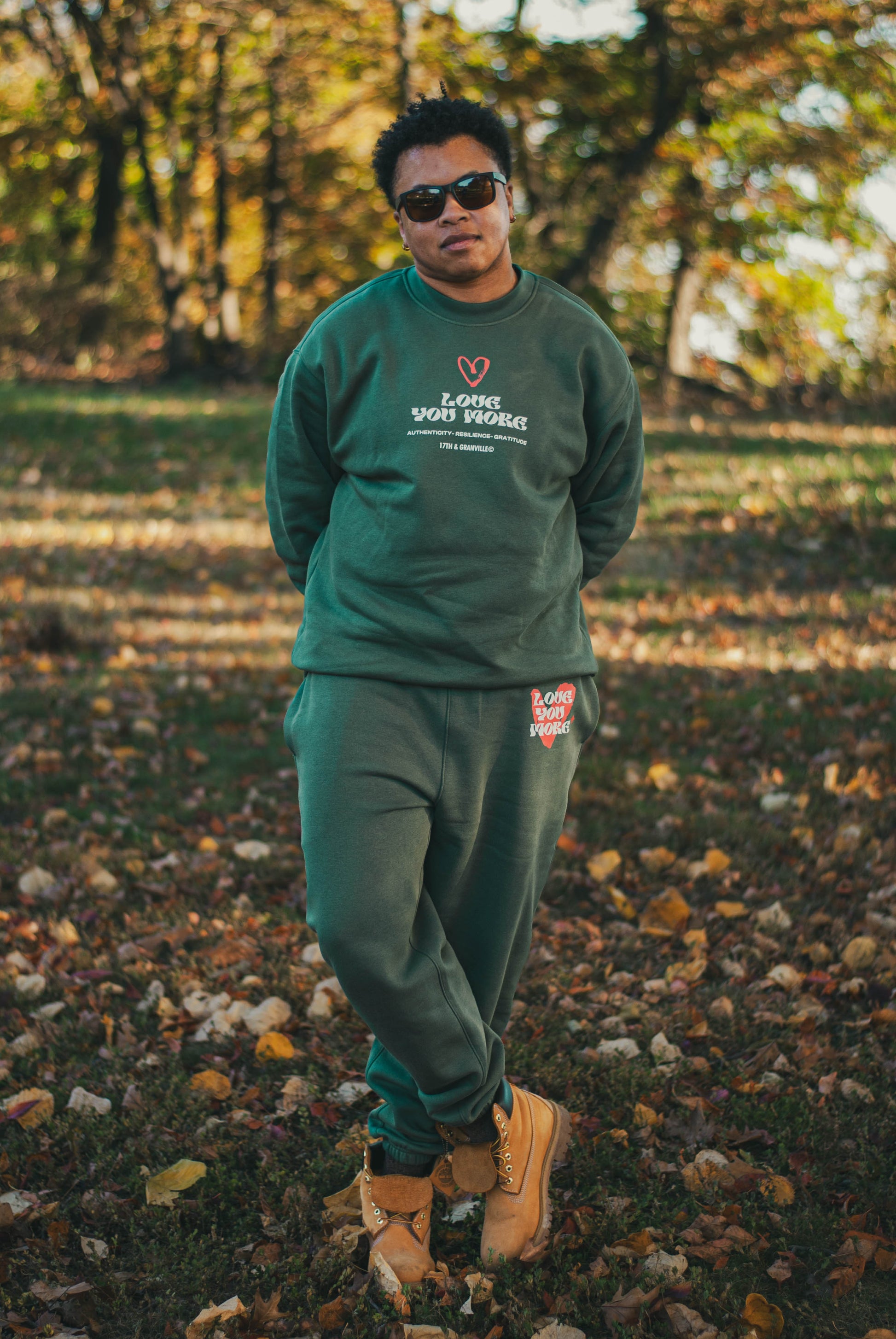 Love You More sweatpants.