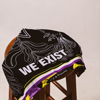 Nonbinary bandana part of the we show up collection