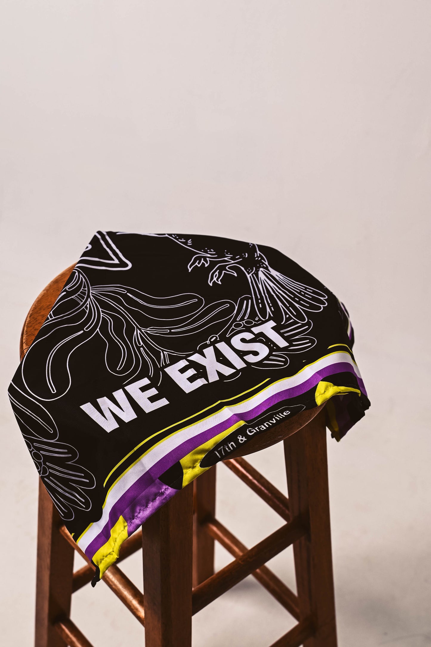 Nonbinary bandana part of the we show up collection